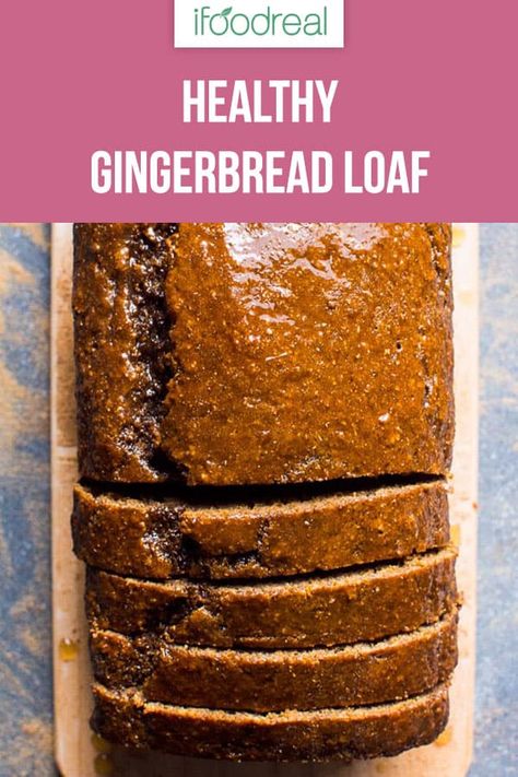 Gingerbread Loaf Cake, Tattoo Ideas Back, Gingerbread Loaf Recipe, Healthy Gingerbread, Muffins Blueberry, Gingerbread Loaf, Healthy Holiday Recipes, Gingerbread Recipe, Gingerbread Cake