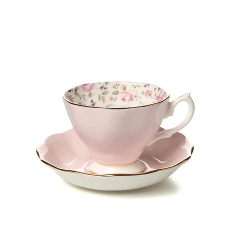 Look what I found on Wayfair! Rose Confetti, Glass Things, Pretty Tea Cups, Cuppa Tea, Pink Cups, China Teacup, Vintage Teacups, Teapots And Cups, China Cups