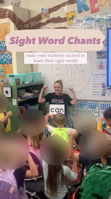 sophie | kindergarten teacher on Instagram: "SIGHT WORD CHANTS 🙌 These have been so fun to help my students with their sight words/heart words. Many of these chants I got from @kinderqueen123 and some I made up on my own. Share this with someone you know and save this for later! ❤️" Sight Word Chants, Kindergarten Chants, Classroom Chants, Sight Word Songs, Heart Words, Sped Teacher, Sight Words Kindergarten, Kindergarten Teachers, School Classroom