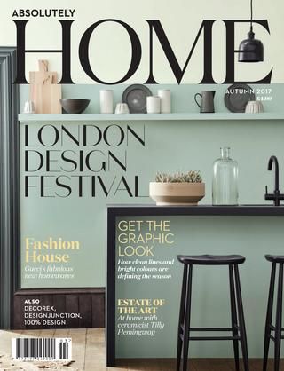 Absolutely Home Autumn 2017" Interior Design Magazine Cover, Interior Design Magazine Layout, Architectural Magazine, Magazine Cover Page, Interior Poster, Furniture Magazine, House Magazine, Magazine Design Cover, Furniture Graphic