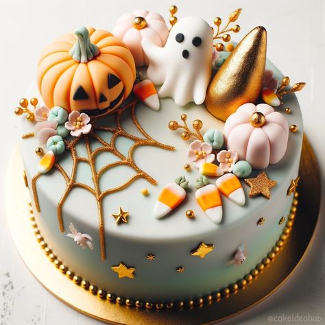 All Posts • Instagram Pumpkin Halloween Cake, October Cake Ideas, Creepy Halloween Desserts, Haloween Cakes, Halloween Cake Design, Cute Halloween Cakes, Horror Cake, Pasteles Halloween, Toddler Birthday Cakes