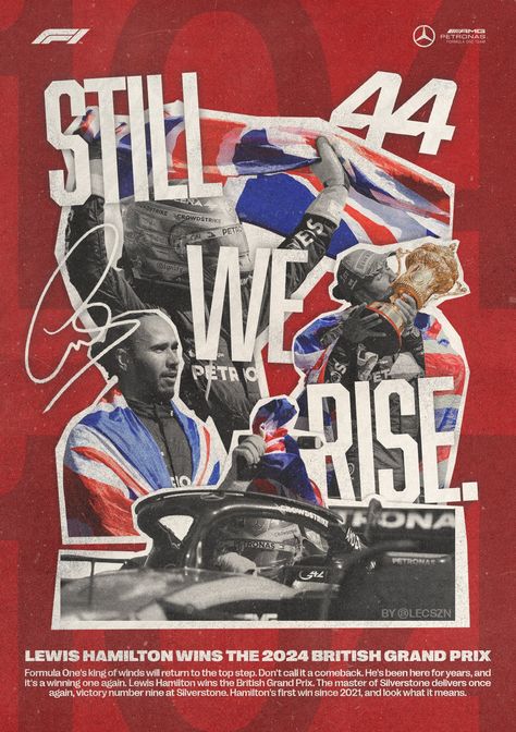 F1 Poster Design, Lewis Hamilton Wins, Hamilton Poster, Hamilton Wallpaper, F1 Lewis Hamilton, F1 Poster, British Grand Prix, Sports Graphics, Grafic Design