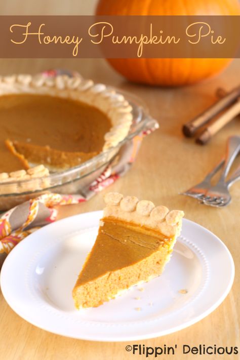 Honey Pumpkin Pie, Gluten Free Pumpkin Recipes, Gluten Free Thanksgiving Recipes, Gluten Free Pumpkin Pie, Recipe Pumpkin, Sweet As Honey, Gluten Free Thanksgiving, The Great Pumpkin, Gluten Free Pie