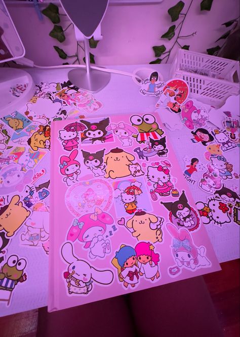 My Hello Kitty Scrapbook x #scrapbook #sketchbook #journal #hellokittyaddict #aesthetic #saniro #hellokittycollection #girly Hello Kitty Sketchbook Page, Hello Kitty Scrapbook Ideas, Hello Kitty Scrapbook, Hello Kitty Journal, Scrapbook Sketchbook, Kitty Aesthetic, Kitty Backpack, My Scrapbook, Sketchbook Journal