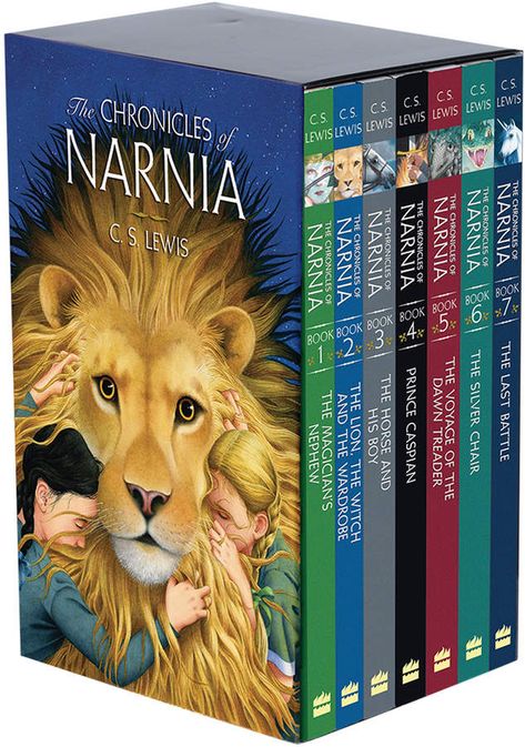 #ad HarperCollins The Chronicles of Narnia Box Set (Books 1 to 7) Can't believe I never read these as a kid.  I am enjoying them with my 10 year old.  Can't wait to read every night. Narnia The Last Battle, Cs Lewis Narnia, Narnia 1, Magician's Nephew, The Silver Chair, Chronicles Of Narnia Books, The Magicians Nephew, Dawn Treader, Narnia Prince Caspian