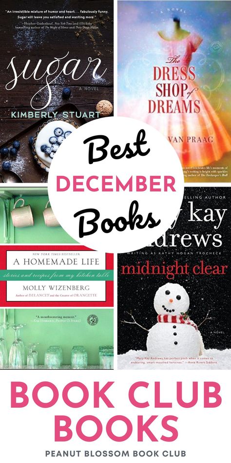 December Book Club Book Ideas That Aren't Christmasy Christmas Books For Book Club, December Book Club Ideas, Christmas Book Club Books, Christmas Book Club Ideas, Peanut Blossoms, Winter Books, The Book Club, Adventure Style, Holiday Books