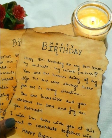 Customisation is available. Letter To Best Friend, Best Friend Letters, Letter For Him, You Are Incredible, Birthday Quotes For Me, Letters To Boyfriend, Happy Birthday Vintage, Diy Birthday Gifts For Friends, Friendly Letter