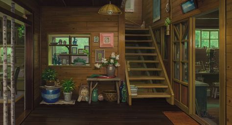 'When Marnie Was There' has beautiful background art - Album on Imgur When Marnie Was There, Anime House, Studio Ghibli Background, Anime Places, Heavy Burden, Scenery Background, Studio Ghibli Movies, Studio Ghibli Art, Ghibli Art