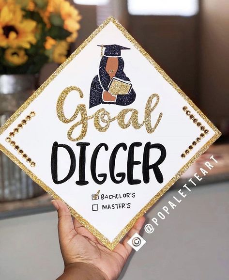 Senior Caps, Graduation Cap Ideas, College Grad Cap Ideas, Graduation Pic Ideas, Masters Graduation, Graduation Cap Decoration Diy, Custom Graduation Caps, College Graduation Photoshoot, High School Graduation Cap