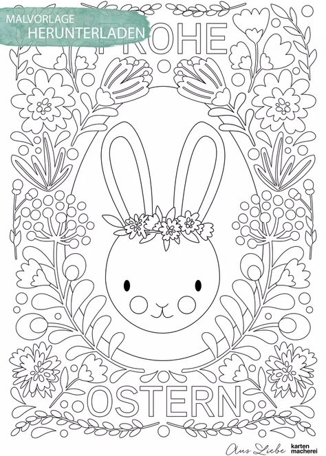 Basteln zu Ostern: 5 kreative DIY Osterideen & Malvorlagen Adult Coloring Pages, Adult Coloring, Read More, Kindergarten, Coloring Pages, Snoopy, Easter, Pins, Colouring Pages