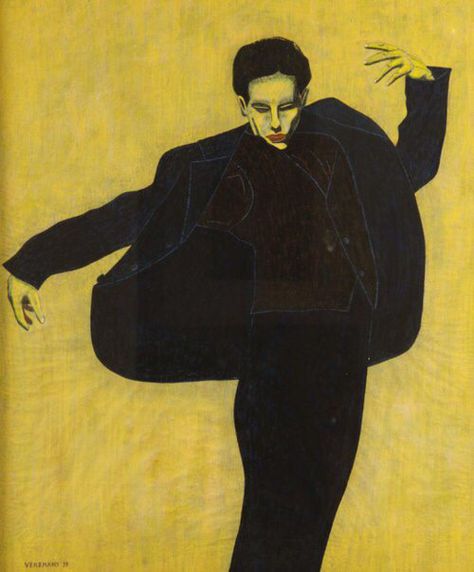 Tango, Pattern Paper, A Man, Dancer, Pattern, Black, Art