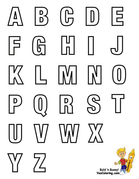 Letter Stencils To Print, Alphabet Letters To Print, Letter Stencils Printables, Alphabet Letter Templates, Alphabet Writing Practice, Print Alphabet, Alphabet Chart, Alphabet Pictures, Alphabet Templates