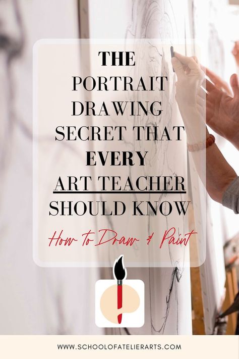 Capturing a likeness when drawing portraits is one of the most difficult challenges students face in the art classroom. This one secret will make you a hero for teaching students how to make accurate portraits. Every. Single. Time. Portrait Challenge, Drawing Portraits, Teaching Students, Art Education Resources, Art Degree, Middle School Art, A Hero, Realistic Drawings, Art Classroom