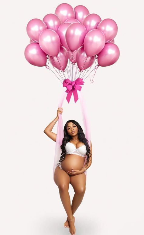 Maternity Shoot Black Women, Pink Pregnant, Spring Maternity Photos, Maternity Shoot Dresses, Cute Pregnancy Photos, Maternity Shoot Outfit, Maternity Picture Outfits, Baby Bump Photoshoot, Baby Gender Reveal Party Decorations