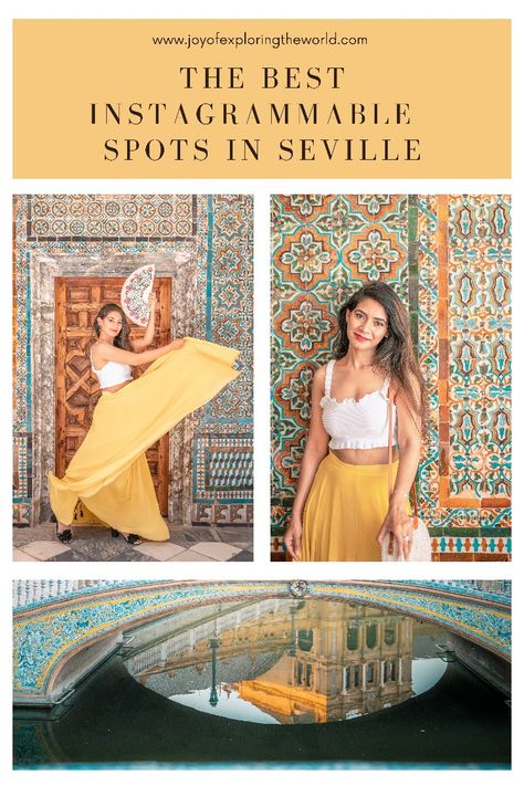 Best Instagrammable spots that you can cover in 2 days in Seville Spain Lawrence Of Arabia, Best Instagram Photos, Best City, Gothic Cathedral, Hidden Places, Seville Spain, Exploring The World, This City, Andalusia