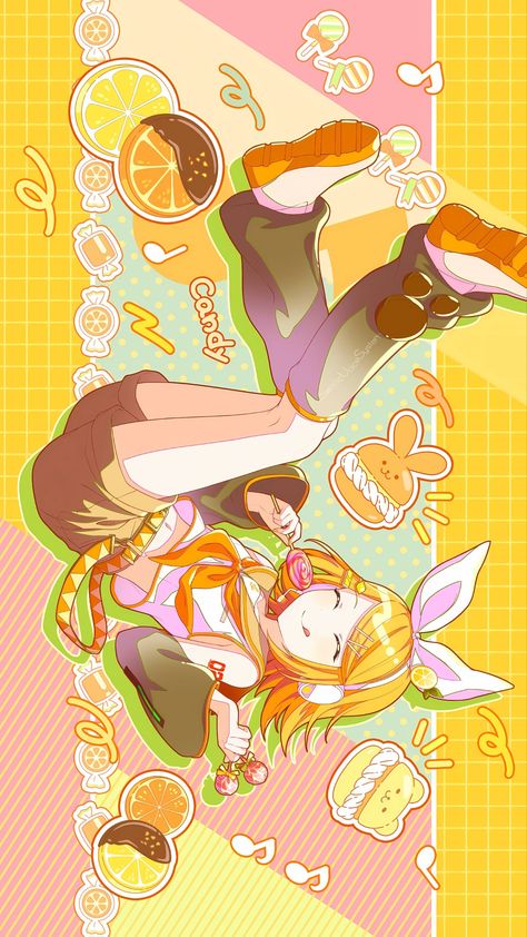 Len Y Rin, Miku Hatsune Vocaloid, Japanese Robot, Vocaloid Characters, Kagamine Rin, Phone Themes, Ipad Wallpaper, Cartoon Art Styles, Cute Icons