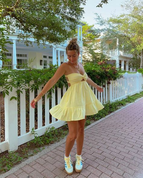 McCall Gilbert (@mccall.mitchell) • Instagram photos and videos Mccall Mitchell, Shade Of Yellow, Casual Wear Dress, Hair Tips, Shades Of Yellow, May 31, My Hair, Stylish Dresses, Hair Hacks