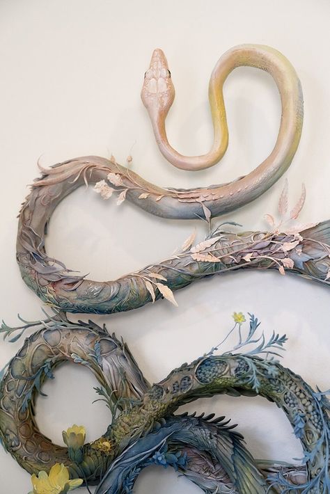 Ellen Jewett, Fleurs Diy, Snake Art, 다크 판타지, Large Image, Arte Inspo, Creature Design, Creature Art, Ceramic Sculpture