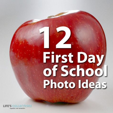 Whether your little one is entering second or seventh grade, the first day of school is a wonderful time to take a special picture to celebrate the occasion. Add some pizazz to your photos this yea… School Photo Ideas, First Day Of School Photo, Back To School Pictures, School Pics, School Picture, School Scrapbook, School Photo, Starting School, Seventh Grade