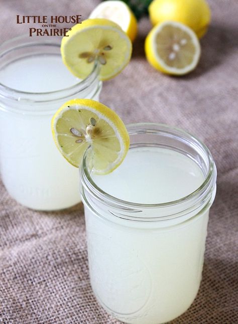 Pioneer Day Activities, Easy Lemonade Recipe, Prairie Wedding, Lemonade Recipe, Inexpensive Meals, Little House On The Prairie, Living Off The Land, Laura Ingalls, Lemonade Recipes