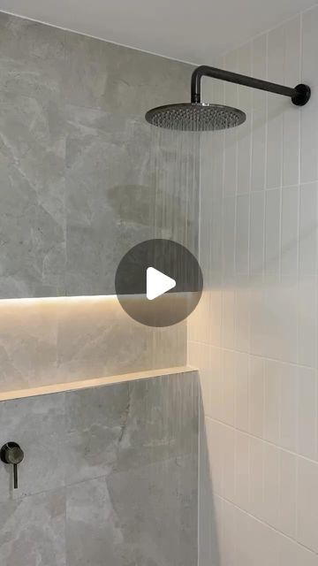 The Blue Space on Instagram: "Are shower niches a good idea? Read below to find out. 👇🏻   Our answer is yes! We love the simplicity and beauty of a seamlessly integrated shower niche. 🤍   A seamlessly integrated niche is a perfect addition to any shower. Not only does it provide extra storage, but it also adds a stylish element to the overall bathroom.    What’s the difference between a shower niche and a shower shelf?    A shower niche is in-built storage within your wall. It has a canopy or top section, like in this reel, where you can also add lighting. Niches allow a sense of continuity or contrast and are a great solution for storage.   The inclusion of waterproof LED lighting within a niche can elevate and complement your bathroom, transforming it into a relaxing spa retreat.   A Small Shower With Niche, Large Shower Niche Ideas, Shower Niche Lighting, Niche Bathroom Ideas, Shower Shelves Ideas, Bathroom Niche Design, Shower Niche Shelf, Shower Niche Ideas, Tile Shower Shelf