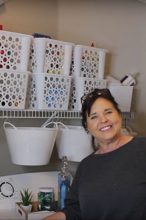 Laundry Room Budget, Organization Dollar Tree, Laundry Corner, Laundry Room Organization Diy, Laundry Closet Organization, Tiny Laundry, Laundry Room Storage Shelves, Dollar Tree Organization, Small Laundry Room Organization