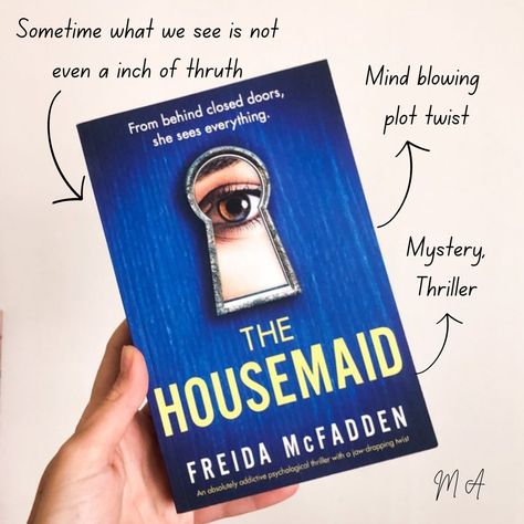 Book Review: The Housemaid by Freida McFadden The Housemaid Freida Mcfadden, The Housemaid Book, Housemaid Book, The Housemaid, Freida Mcfadden, Book Tropes, Wealthy Family, Winter Arc, Tbr List