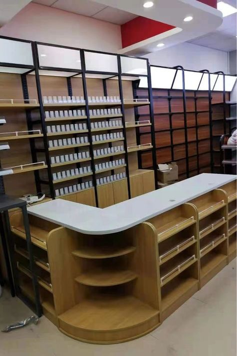 Store Checkout Counter, Store Fixtures Design, Store Counter Design, Stationery Store Design, Supermarket Design Interior, Mobile Shop Design, Shop Counter Design, Checkout Counter, Store Shelves Design