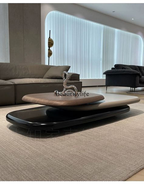 Rotating Coffee Table, Large Apartment, Low Coffee Table, House Furniture Design, Beautiful Furniture, Tea Table, Sofa Table, Sofa Chair, Bedroom Interior