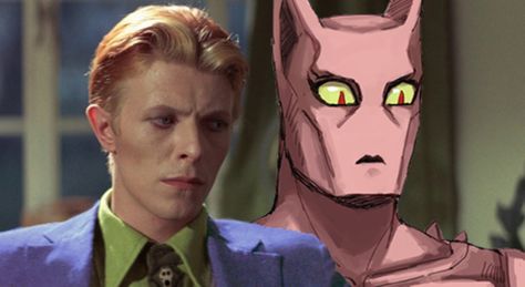 David Bowie as Yoshikage Kira | David Bowie | Know Your Meme Kira Yoshikage, Jojo's Bizarre Adventure Stands, Jojo Jojo, Yoshikage Kira, Jojo Reference, Bizarre Art, Jojo's Bizarre Adventure Anime, Jojo Anime, Jojo Memes