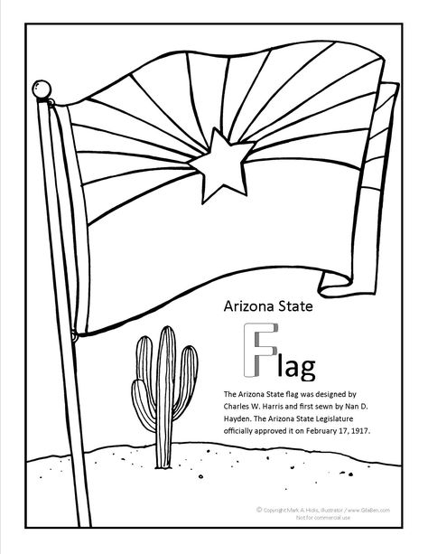 Arizona Flag Coloring Page State Coloring Pages, Golden Retriever Colors, Princess Coloring Sheets, Arizona History, Arizona Flag, Monster Truck Coloring Pages, Flag Coloring Pages, Argentina Flag, Geography Lessons