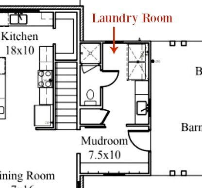 Farmhouse laundry room design plans - lots of ideas to make this small space functional and beautiful! Laundry Room Floor Plans, Laundry Room Layout Floor Plans, Laundry Renovation Ideas, Room Addition Plans, Laundry Room Layout, Laundry Room Addition, Laundry Bathroom Combo, Laundry Room Floor, Laundry Renovation