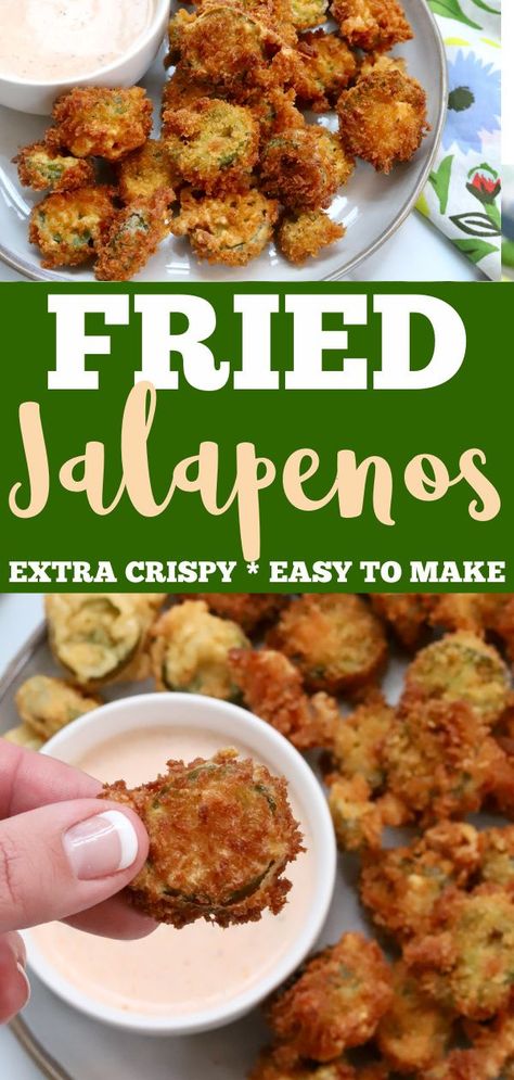 Fried Pickled Jalapeno Slices, Sliced Jalepeno Recipes, Fried Appetizers Easy, Crispy Fried Jalapeno Slices, Fried Jalapeno Slices Easy, Fried Jalapenos Slices, Fried Jalepeno Recipes, Jalapeno Pepper Recipes, Jalapeño Snacks