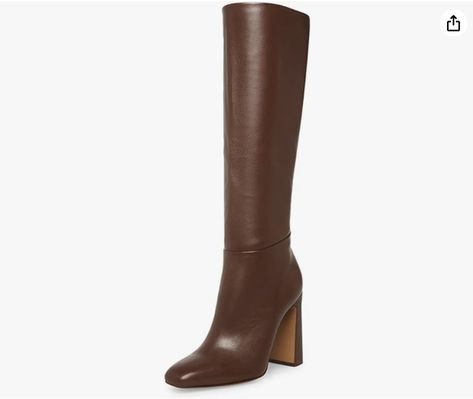 - Steve Madden Womens - Half zipper closure at side - Rounded point toe - Product measurements take using size 8. Measurements may vary by size - 15 inch shaft circumference, 14.75 inch shaft height Brown Leather Boots, Knee High Boots, Gift Guide, Steve Madden, Knee High, Brown Leather, For Free, Zipper, Boots