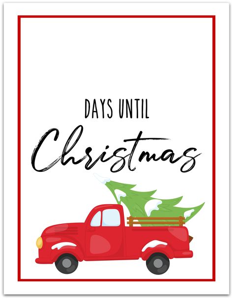 Add a little holiday spirit and excitement to your home with this cute Christmas Countdown Free Printable. The kids will love to change the numbers each day and as the numbers go down their excitement for Santa grows! #Christmas #ChristmasCountdown #ChristmasPrintable #ChristmasPrintables #ChristmasDecor #ChristmasAdvent #AdventCalendar #HolidayPrintable #HolidayPrintables #FreePrintables #ChristmasDIY Days Until Christmas Countdown, Christmas Countdown Printable, Paper Trail Design, Suburban Mom, Trail Design, Family Money, Days Till Christmas, Countdown To Christmas, Paper Trail