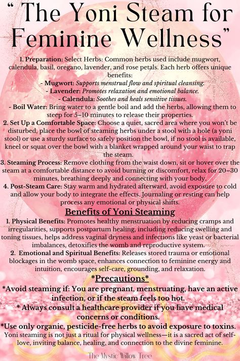 Womb Healing For Women, Herb Magic, Herb Diy, Manifestation Prayer, Womb Healing, Magic Herbs, Feminine Health, Spiritual Cleansing, Feminine Power