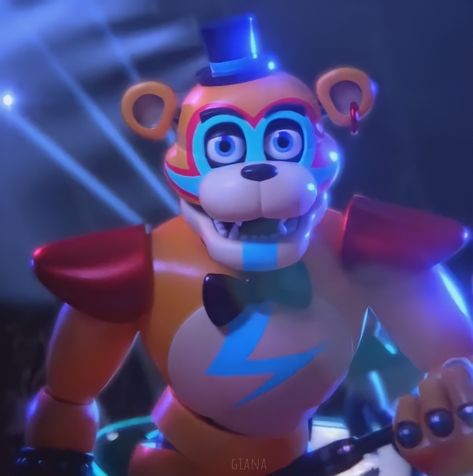 Fang Security Breach, Glam Rock Freddy Fnaf, Freddy Fazbear Security Breach, Fnaf Sb Freddy, Five Nights At Freddy's Security Breach, Security Breach Aesthetic, Fnaf Security Breach Glamrock Freddy, Freddy Security Breach, Glam Rock Freddy