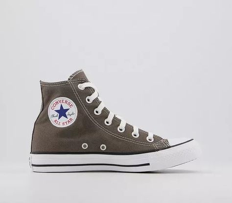 Charcoal Converse, Sneakers Converse, New Converse, Women's Converse, Converse High, Womens Converse, Converse All Star, Chuck Taylor Sneakers, Chuck Taylor All Star