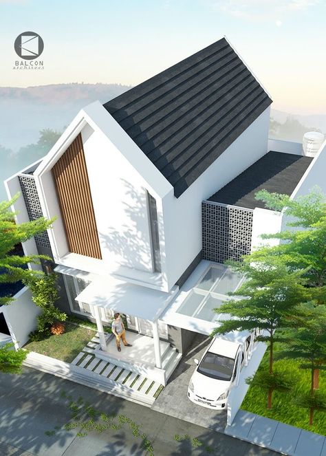 House Tropical Modern, Kami House, Modern Tropical House, Casa Clean, Attraction Money, Money Wealth, Architect Design House, Architecture Model House, Minimal House Design