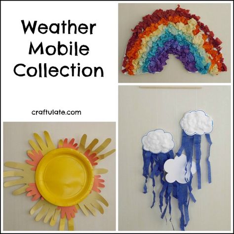 Weather Crafts For Elementary Students, Weather Mobile, Toddler Valentine Crafts, Preschool Weather, Weather Art, Weather Crafts, Weather Theme, Weather Unit, Easy Valentine Crafts