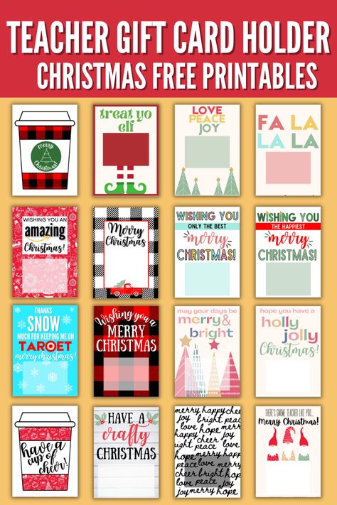 Christmas Target Gift Card Printable, Christmas Amazon Gift Card Printable, Amazon Teacher Gift Card, Amazon Gift Card For Teachers, Starbucks Teacher Gift Christmas Free Printable, Gift Card Sayings Christmas, Christmas Gift Card Holders Printable, Gift Card Tags For Teachers, Teacher Amazon Gift Card Printable