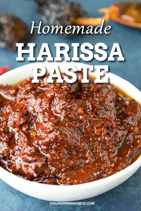 Harrisa Paste Recipe, Harrisa Sauce Recipes, Harrisa Paste Recipes, Harrisa Chicken Recipes, Harrisa Paste, Homemade Harissa, Harissa Recipe, Tagine Cooking, Harissa Recipes