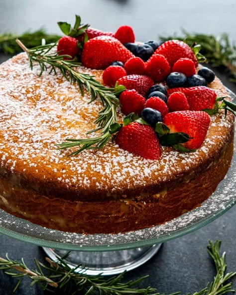 Olive Oil Cake - Jo Cooks Gluten Free Olive Oil Cake, Cake Aux Olives, Olive Oil Cake Recipe, Lemon Olive Oil Cake, Jo Cooks, Olive Oil Recipes, Oil Cake, Olive Oil Cake, Rich Desserts