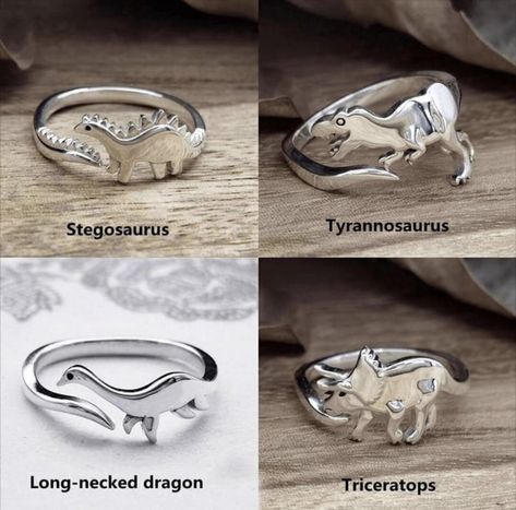 Dinosaur Rings, Dinosaur Ring, Fossil Ring, Tyrannosaurus Rex, Buy One Get One Free, Cute Dinosaur, Copper Rings, Buy One Get One, Open Ring