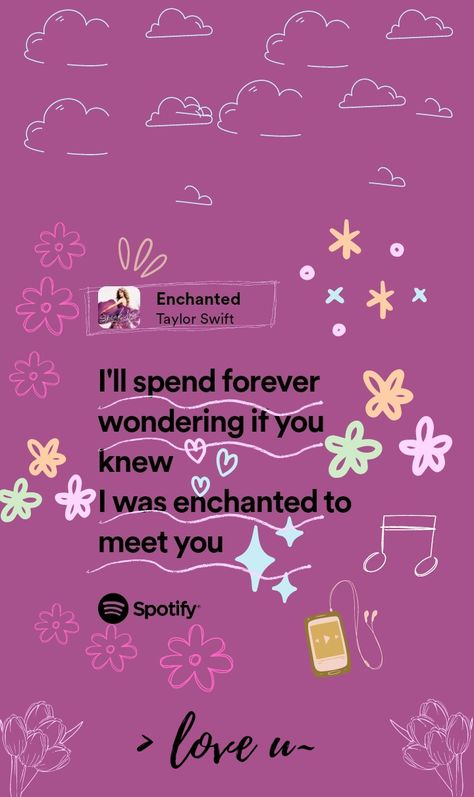 Lyrics Aesthetic Drawing, Teenage Dream Lyrics, Enchanted Song, Enchanted Taylor Swift, Enchanted Taylor, Taylor Swift Enchanted, Taylor Core, Taylor Lyrics, All About Taylor Swift