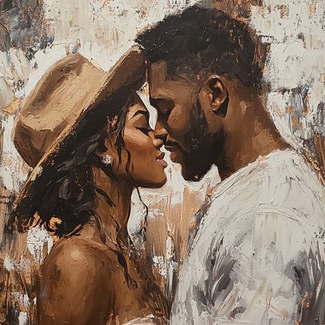 Because Beauty is in EVERYTHING Come celebrate the Vibrancy of Blackness VibrantBlack.redbubble.com ❤️🔥 African American Couples Art, Black Power Couple, Black Romance Aesthetic, African Couple, Mr & Mrs Smith, Black Couple Art, Beauty Pics, Afrocentric Art, Afro Art