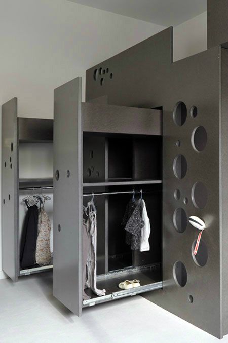 Wardrobe Shutter Design, Deep Closet, Closet Bed, Tiny Bedrooms, Fitted Wardrobes, Wardrobe Design Bedroom, Cupboard Design, Bedroom Wardrobe, Tiny Bedroom