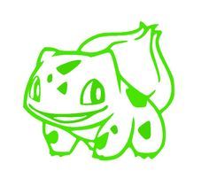 bulbasar outline | Pokemon - Bulbasaur decal made with high quality indoor/outdoor vinyl ... Pokémon Svg, Pokemon Stencils, Paint Outline, Pokemon Clipart, Pokemon Decal, 3d Pen Stencils, Bulbasaur Pokemon, Disney Font Free, Pikachu Shirt