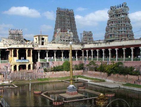 #India, Madurai Meenakshi Temple, #Tamil nadu    http://www.nativeplanet.com/madurai/ Madurai Meenakshi Temple, Meenakshi Amman Temple, Meenakshi Temple, Monument In India, Venkateswara Temple, Meenakshi Amman, South India Tour, Temple India, Temple City