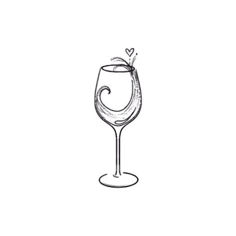 Wine Glass Tattoo, Wine Tattoo, Beer Tattoos, Cup Tattoo, Airplane Tattoos, Bestie Tattoo, Saved Tattoo, Clever Tattoos, Muster Tattoos